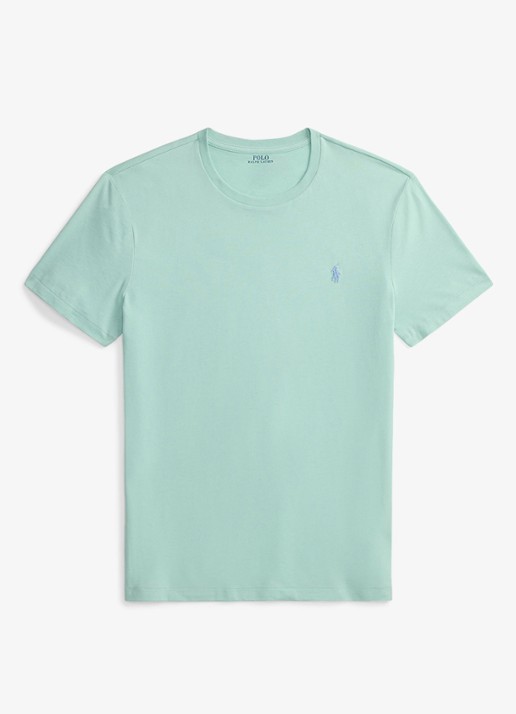 Ralph Lauren T-shirt met logoborduring - voorkant 2 celadon/c7109-zyv9