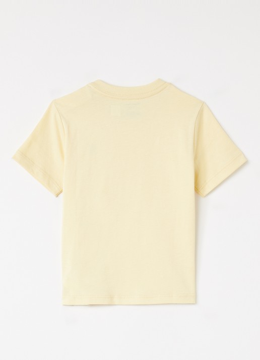 Ralph Lauren T-shirt met logoborduring - voorkant 2 lichtgeel
