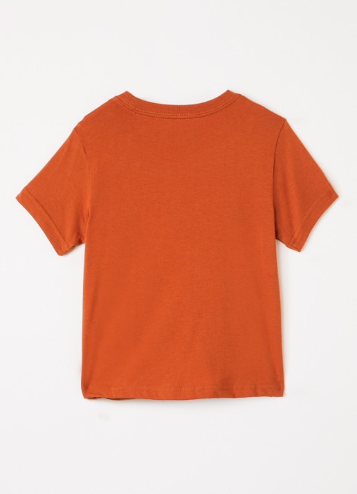 Ralph Lauren T-shirt met logoprint - voorkant 2 oranje