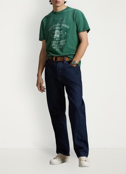 Ralph Lauren T-shirt met print - voorkant 2 antique green-2xrt