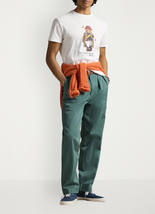 Ralph Lauren T-shirt met print - voorkant 2 white society / wit