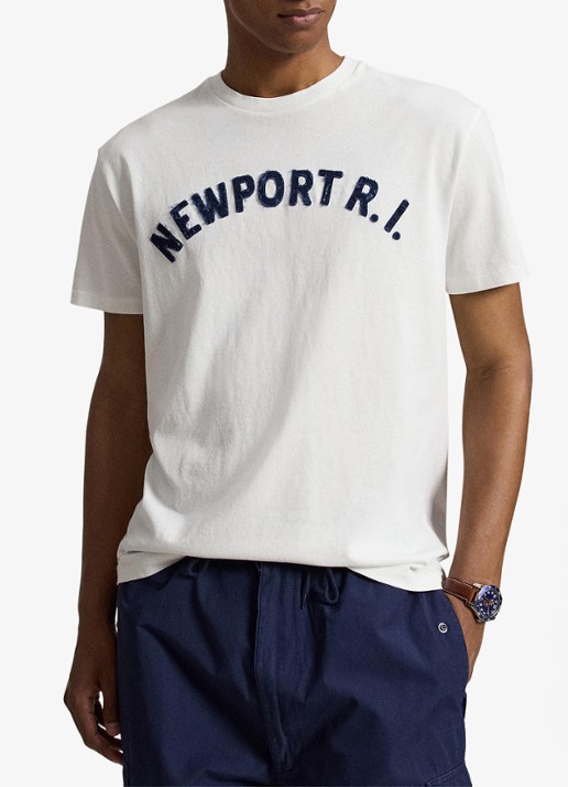 Ralph Lauren T-shirt met print - voorkant 5 white / wit