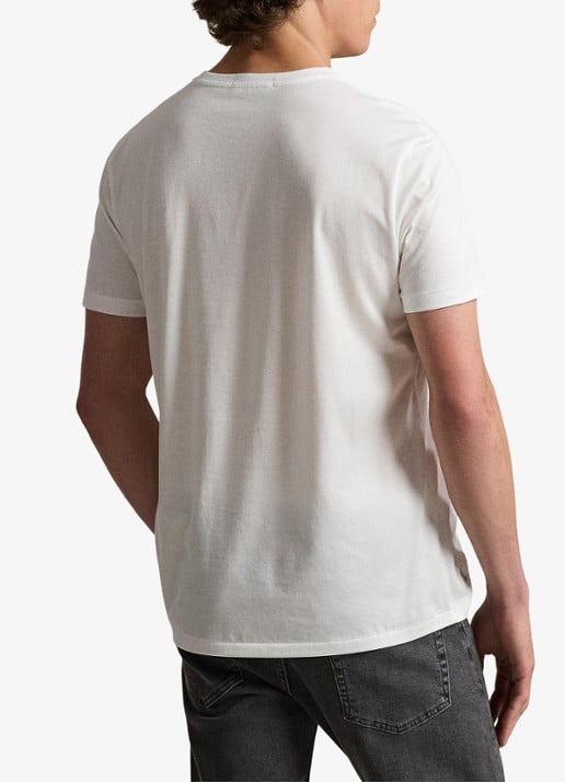 Ralph Lauren T-shirt met ronde hals - achterkant 5 white / wit