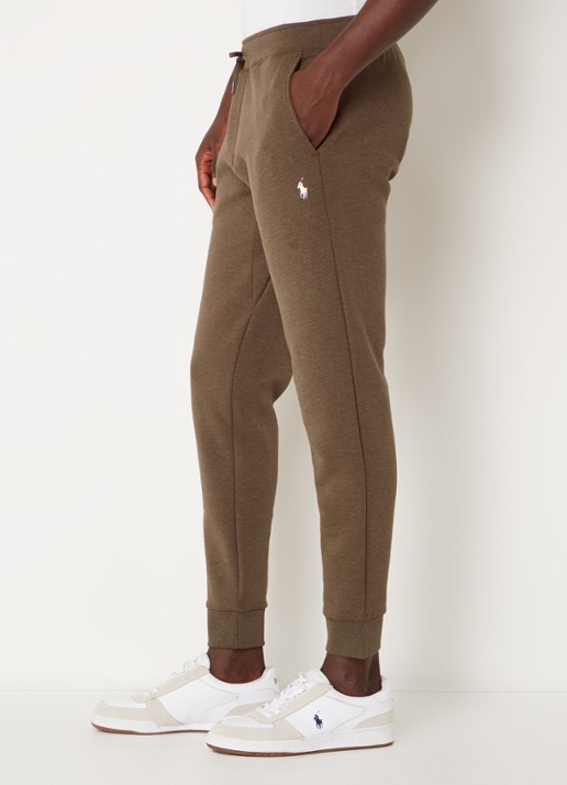 Ralph Lauren Tapered fit joggingbroek met logoborduring - detail 2 cedar heather / bruin