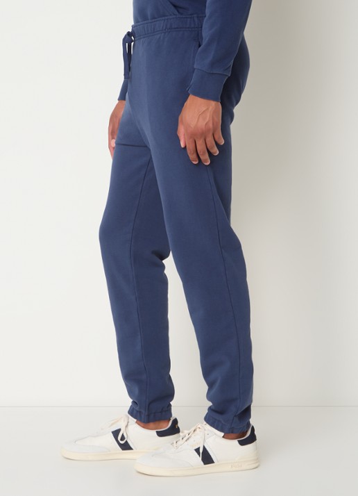 Ralph Lauren Tapered fit joggingbroek met logoborduring - detail 3 donkerblauw