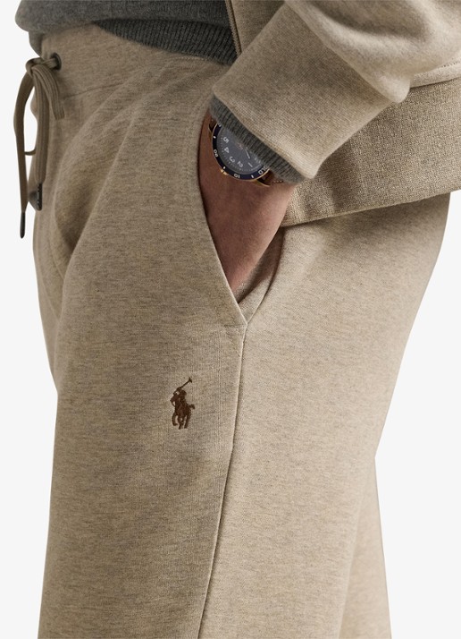 Ralph Lauren Tapered fit joggingbroek met logoborduring - detail 2 tuscan beige / beige