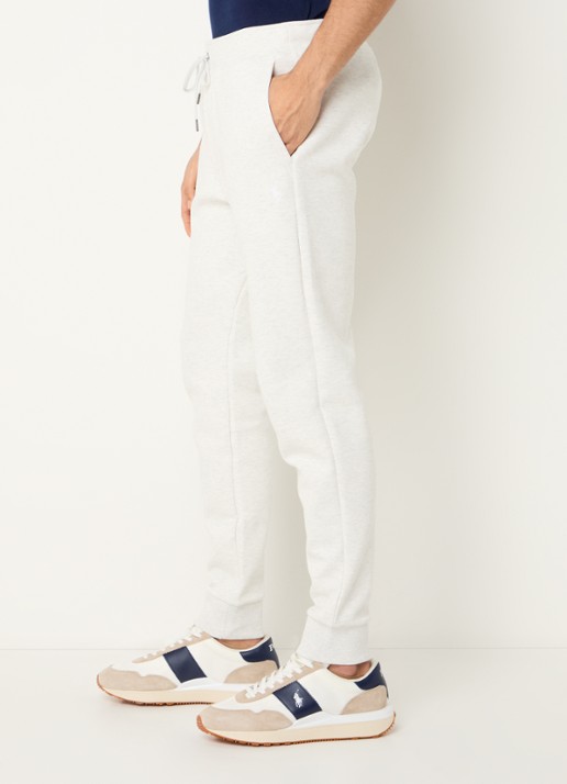 Ralph Lauren Tapered fit joggingbroek met logoborduring - detail 2 soho heather / grijs