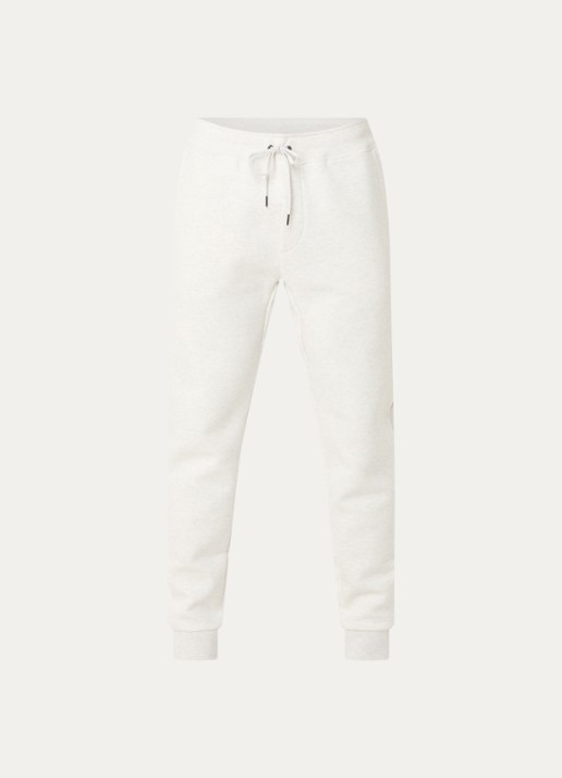 Ralph Lauren Tapered fit joggingbroek met logoborduring - voorkant 3 soho heather / grijs