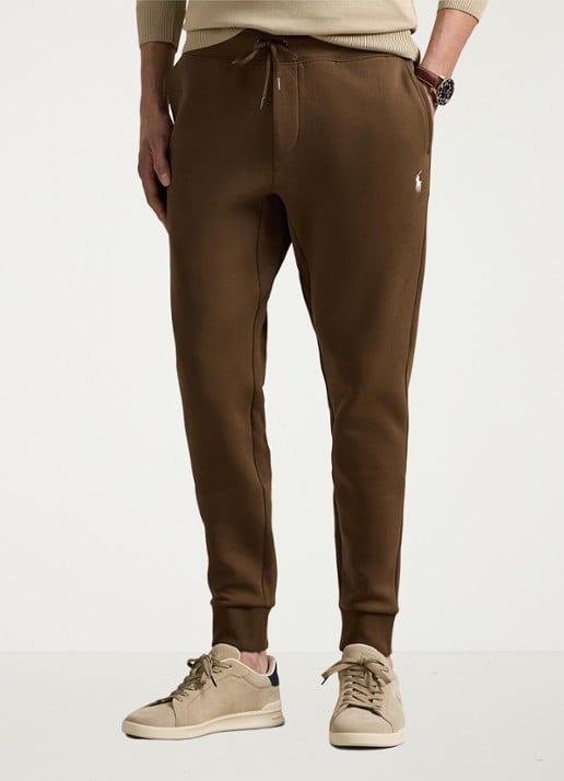 Ralph Lauren Tapered fit joggingbroek met logoborduring - detail 4 chestnut / lichtbruin