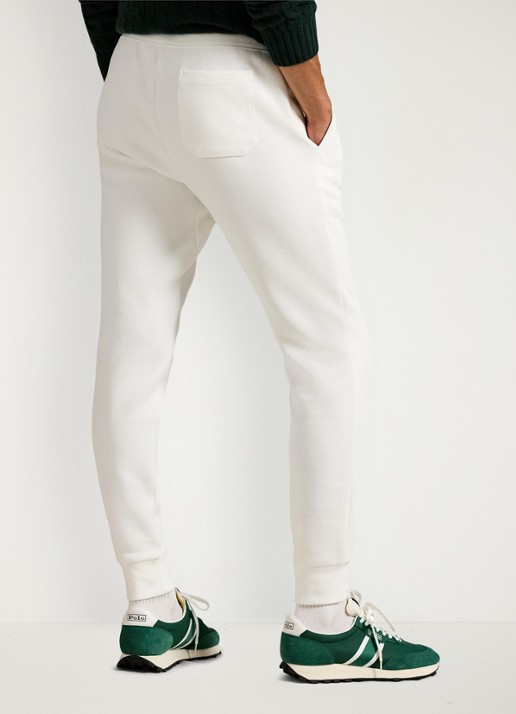 Ralph Lauren Tapered fit joggingbroek met logoborduring - achterkant 5 white / wit