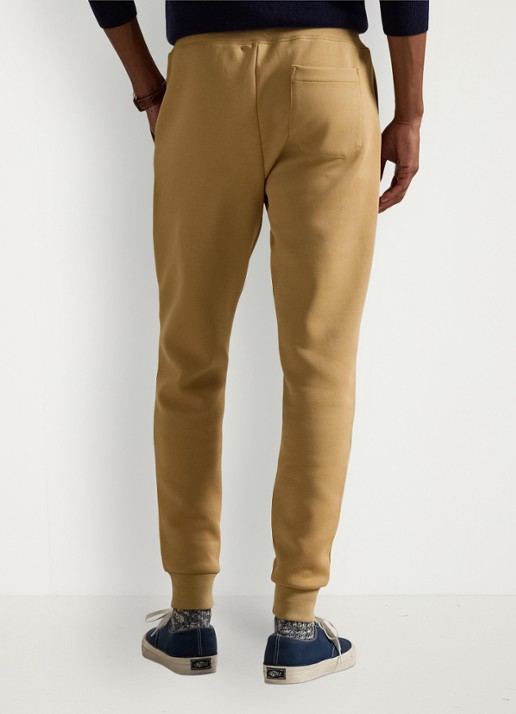Ralph Lauren Tapered fit joggingbroek met logoborduring - achterkant 3 classic camel