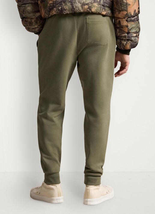 Ralph Lauren Tapered fit joggingbroek met logoborduring - achterkant cruise olive / groen