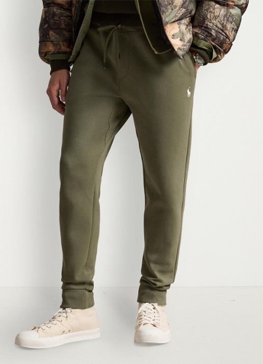 Ralph Lauren Tapered fit joggingbroek met logoborduring - detail 2 cruise olive / groen