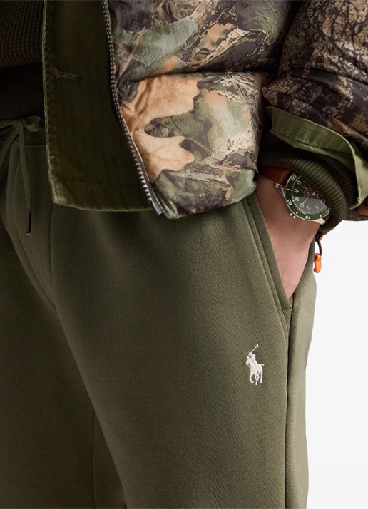 Ralph Lauren Tapered fit joggingbroek met logoborduring - detail 3 cruise olive / groen