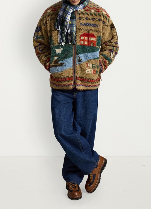 Ralph Lauren Teddy jas met print