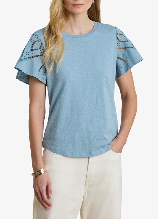 Ralph Lauren Top met broderie