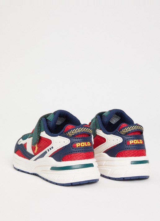 Ralph Lauren Trackster 275 sneaker met mesh details en logo - achterkant 4 rood
