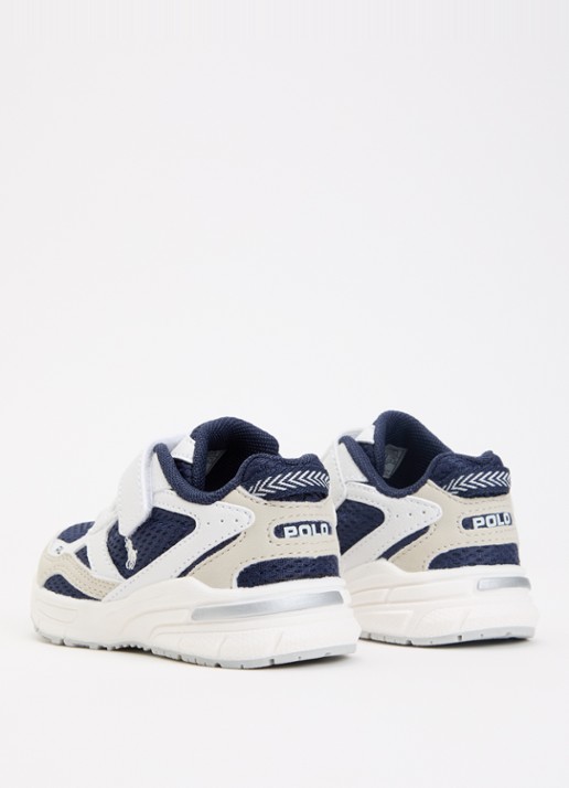 Ralph Lauren Trackster sneaker met mesh details - achterkant wit