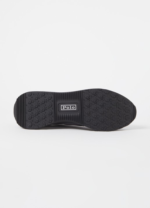 Ralph Lauren Train 89 sneaker met suède details - detail 3 zwart