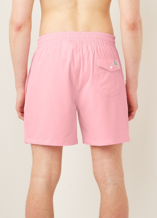 Ralph Lauren Traveler zwembroek met steekzakken - achterkant 4 roze