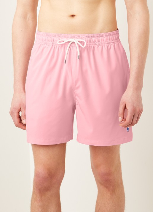 Ralph Lauren Traveler zwembroek met steekzakken - detail 3 roze
