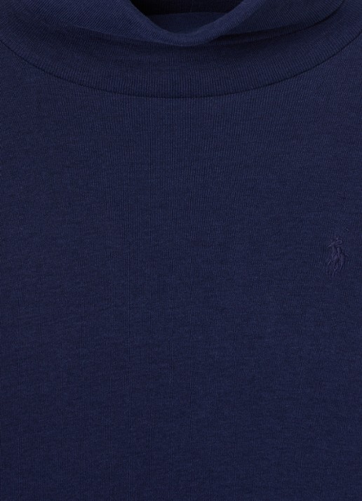 Ralph Lauren Trui met col - detail 5 donkerblauw