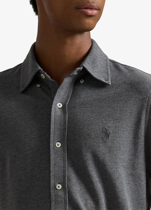 Ralph Lauren Vederlicht mesh overhemd - detail 5 ---