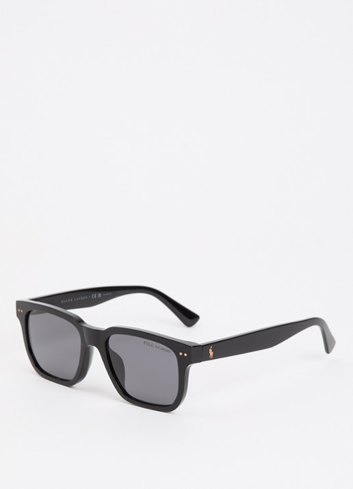 Ralph Lauren Wayfarer zonnebril gepolariseerd PH4252U - voorkant zwart