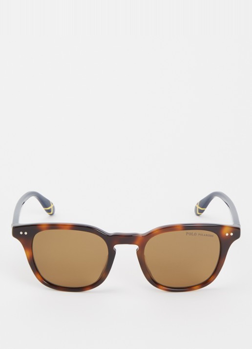 Ralph Lauren Wayfarer zonnebril gepolariseerd PH425U - detail donkerbruin
