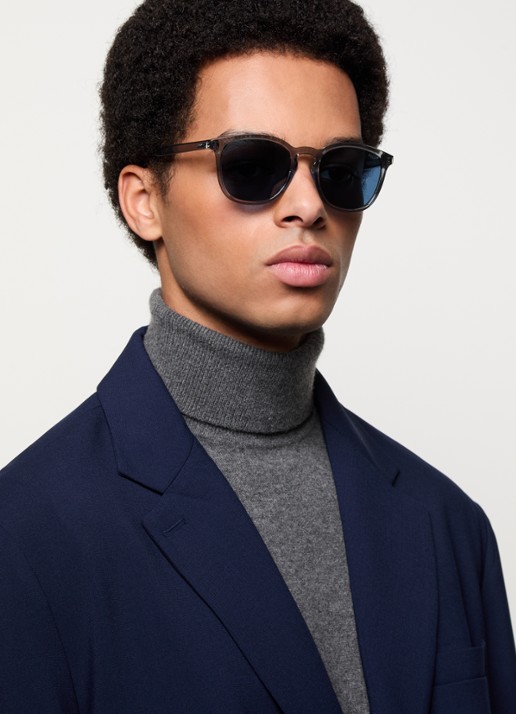 Ralph Lauren Wayfarer zonnebril PH4222U - voorkant 2 transparant
