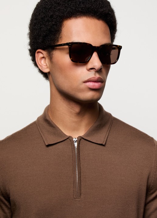 Ralph Lauren Wayfarer zonnebril PH4224U - voorkant 2 bruin