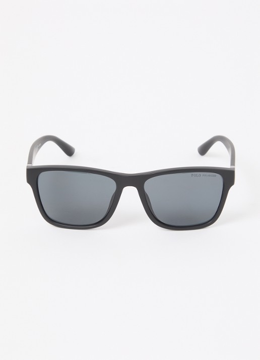 Ralph Lauren Wayfarer zonnebril PH4229U - detail 2 zwart