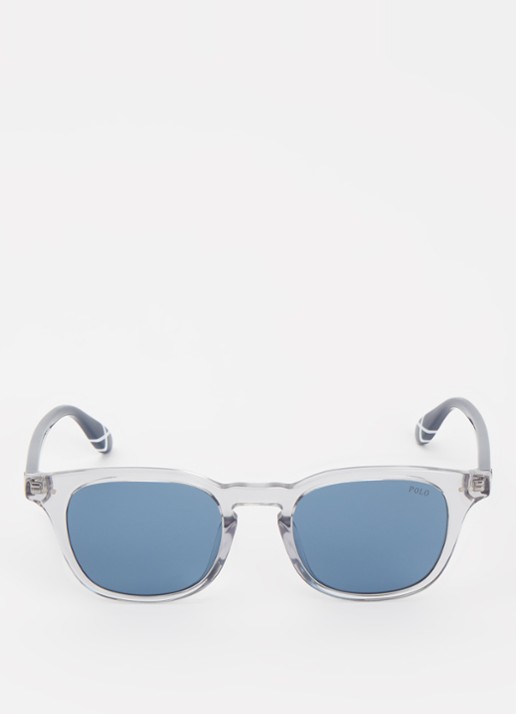 Ralph Lauren Wayfarer zonnebril PH4251U - detail lichtgrijs