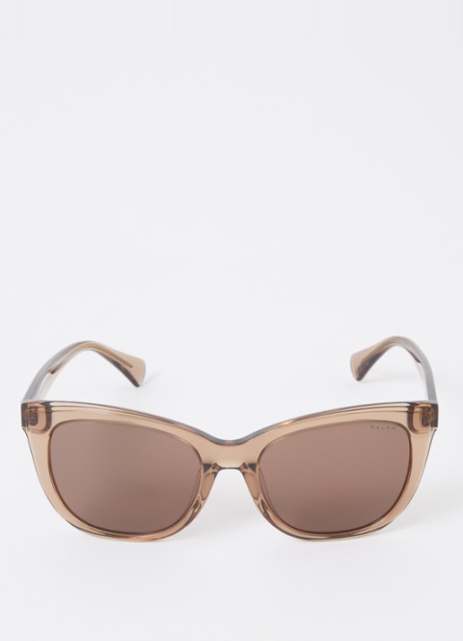 Ralph Lauren Wayfarer zonnebril RA5324U - detail cognac