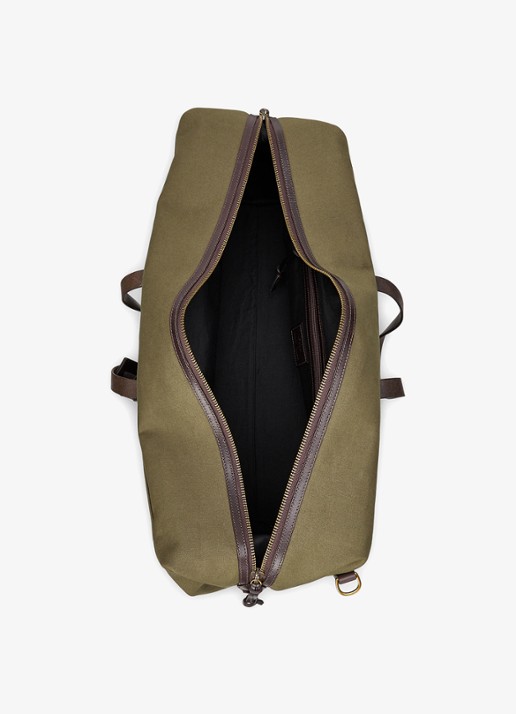 Ralph Lauren Weekendtas met logo - detail 4 defender grn / mosgroen