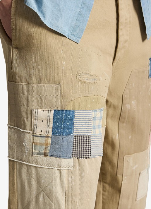 Ralph Lauren Wide fit broek met steekzakken - detail 3 classic tan / camel