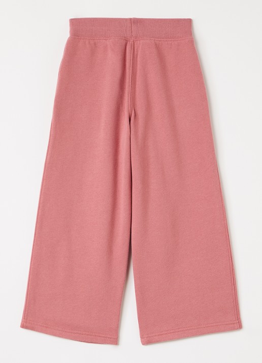 Ralph Lauren Wide fit joggingbroek met logoborduring - voorkant 3 koraalroze