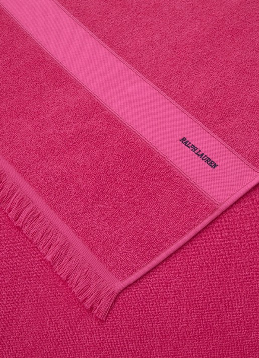 Ralph Lauren Zoe strandlaken - 100 x 170 cm - detail 3 fuchsia