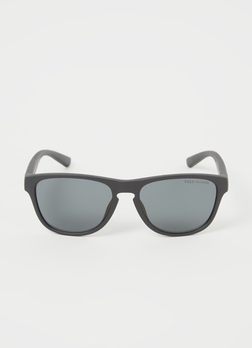 Ralph Lauren Zonnebril gepolariseerd met verwisselbare brillenpoten PH4180U - voorkant 2 zwart