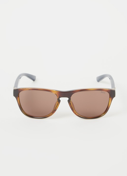 Ralph Lauren Zonnebril met verwisselbare brillenpoten PH4180U - voorkant 2 bruin