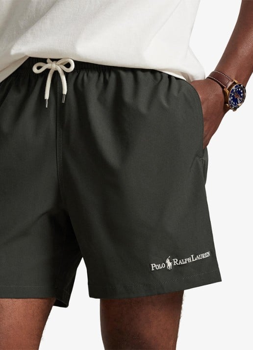 Ralph Lauren Zwemshorts met logo - detail 2 deep grey w/ emb / donkergrijs