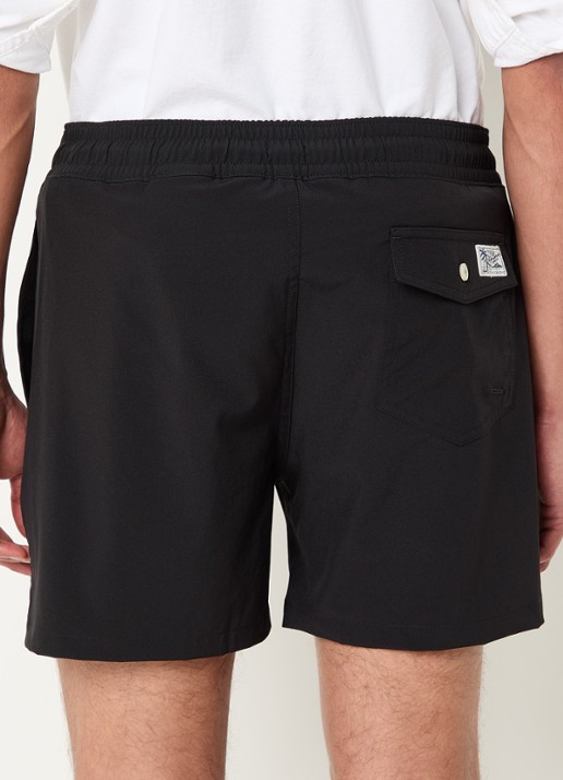 Ralph Lauren Zwemshorts met logo  - achterkant zwart