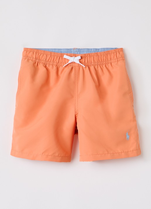 Ralph Lauren Zwemshorts met logo - voorkant 3 oranje