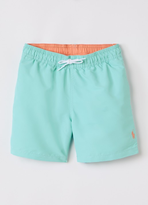 Ralph Lauren Zwemshorts met logo - voorkant 3 turquoise
