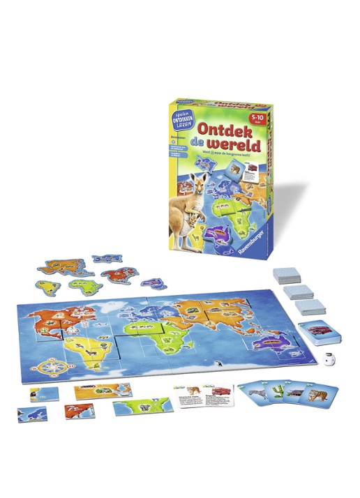 Ravensburger Ontdek de wereld leerspel - voorkant 2 multicolor
