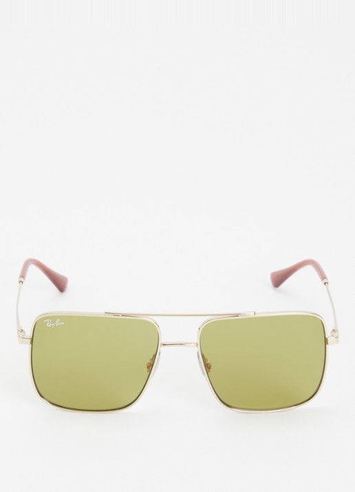 Ray-Ban Ari zonnebril RB3758 - detail goud