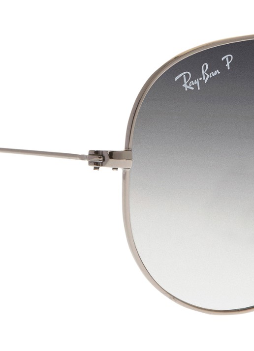 Ray-Ban Aviator Classic zonnebril gepolariseerd RB3025 - detail brons