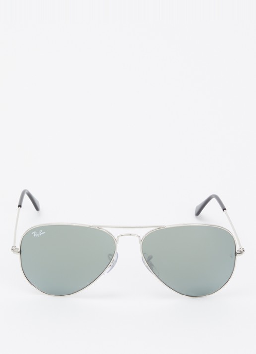 Ray-Ban Aviator Large Metal zonnebril RB3025 - detail zilver