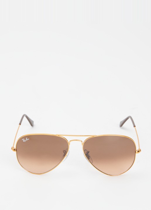Ray-Ban Aviator Large Metal zonnebril RB3025 - detail 2 roségoud