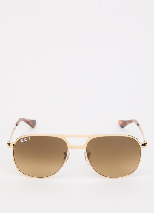 Ray-Ban Bill Max zonnebril RB3793 - detail 2 goud